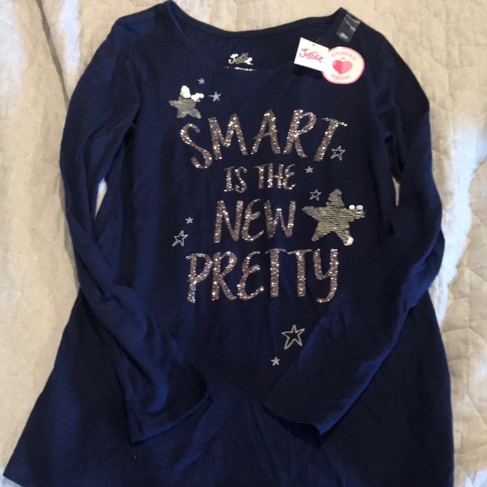 NWT! Justice Long Sleeve Top